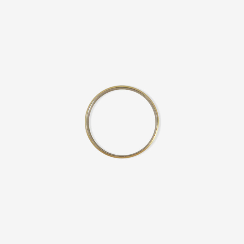 NIKOLLE RADI 18K COMFORT BAND WITH PLATINUM INTERIOR, 3MM