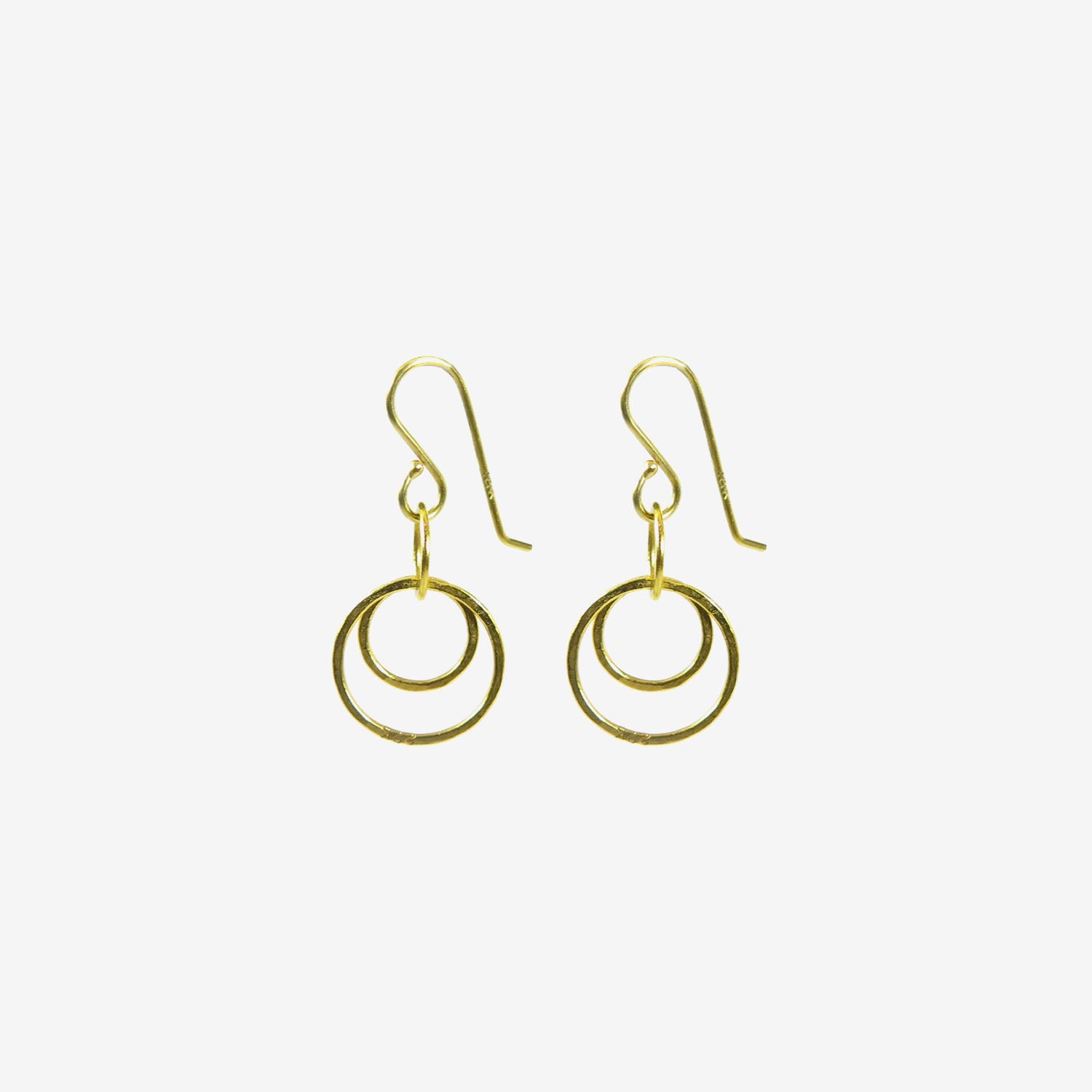 ROSANNE PUGLIESE 22K SMALL MAGNOLIA EARRINGS