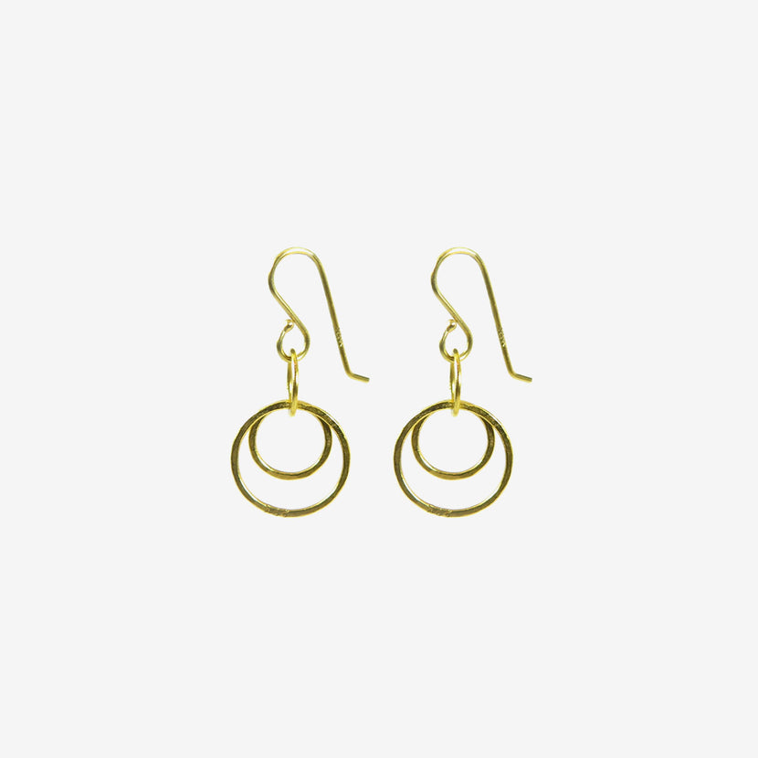 ROSANNE PUGLIESE 22K SMALL MAGNOLIA EARRINGS