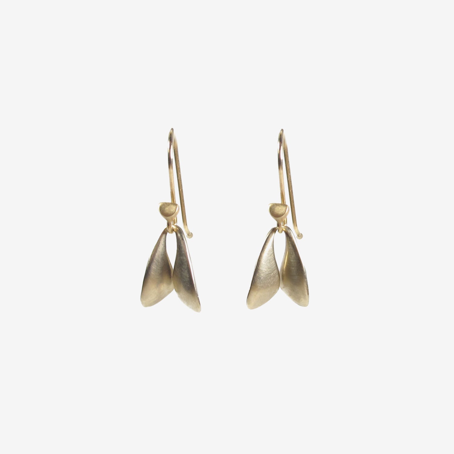 TED MUEHLING 18K WHITE GOLD FLY WINGS