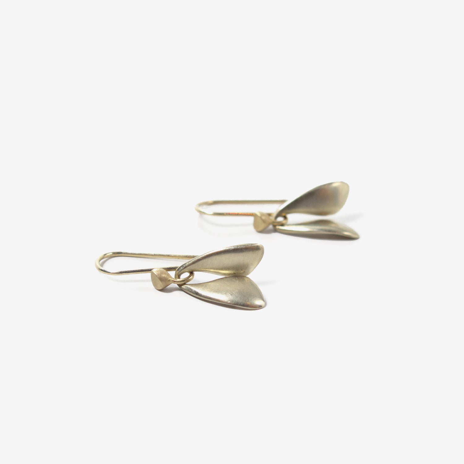 TED MUEHLING 18K WHITE GOLD FLY WINGS