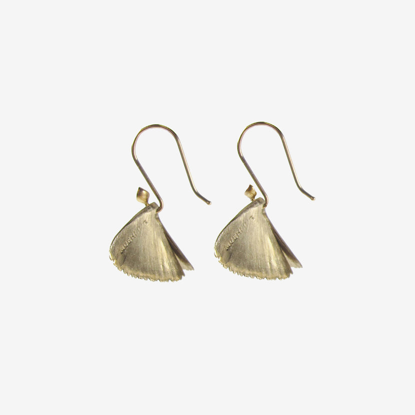 TED MUEHLING 18K WHITE GOLD MOTH WINGS