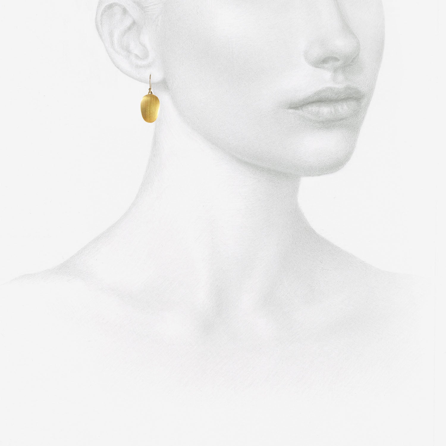 TED MUEHLING 24K YELLOW GOLD PLATED SMALL CHIPS