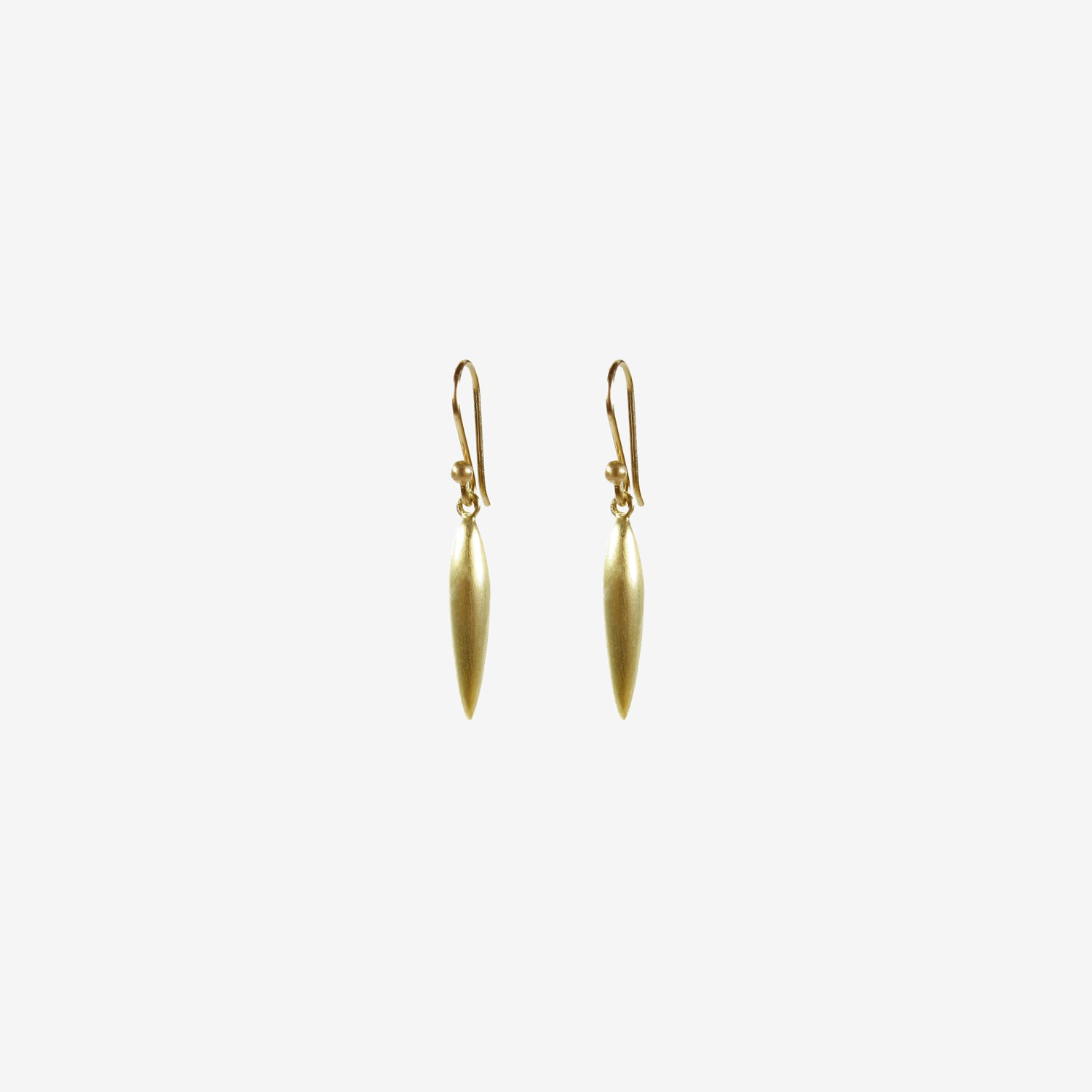 TED MUEHLING 18K GREEN GOLD PLATED SMALL RICE