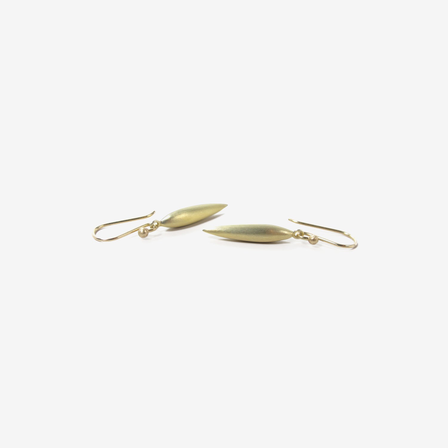 TED MUEHLING 18K GREEN GOLD PLATED SMALL RICE