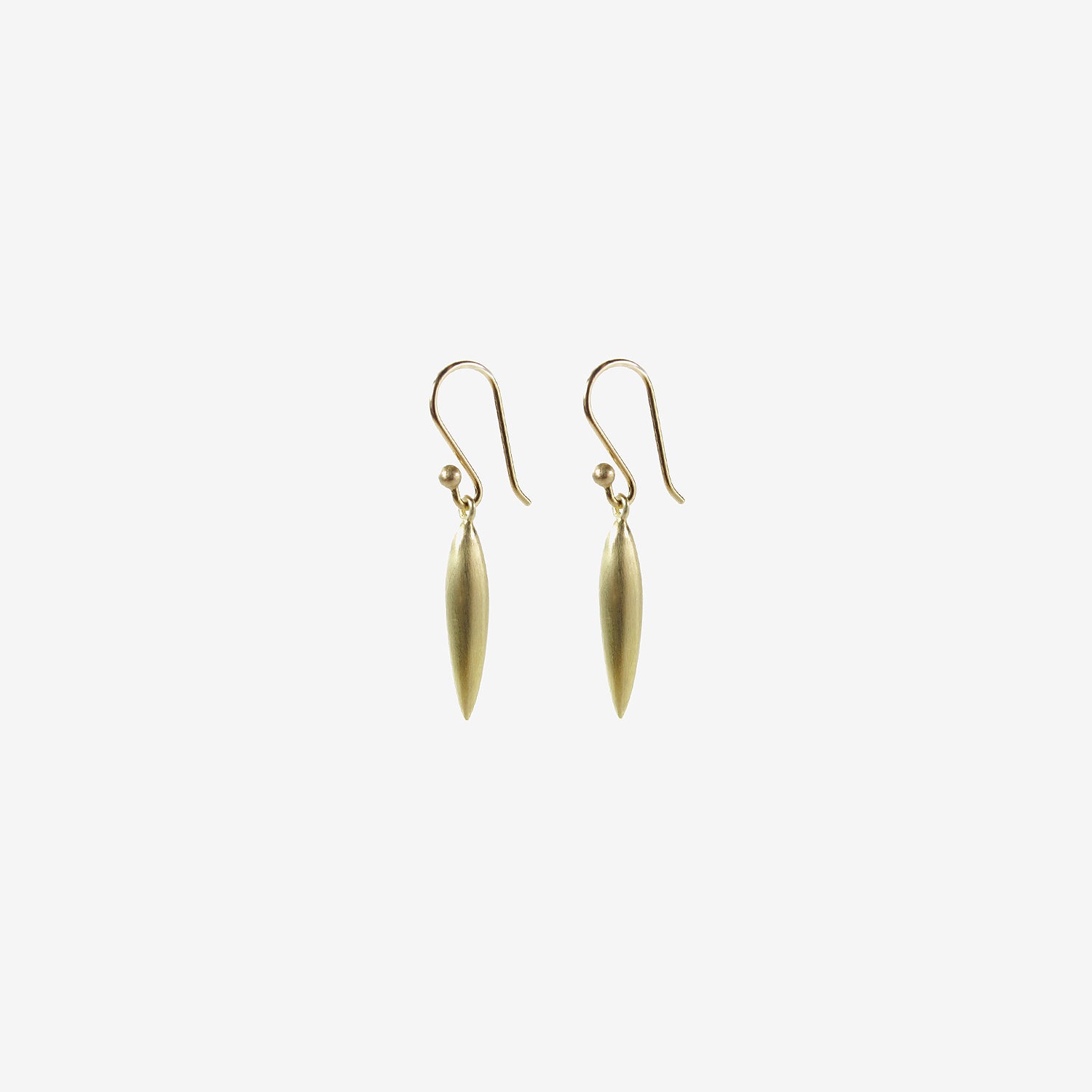 TED MUEHLING 18K GREEN GOLD PLATED SMALL RICE