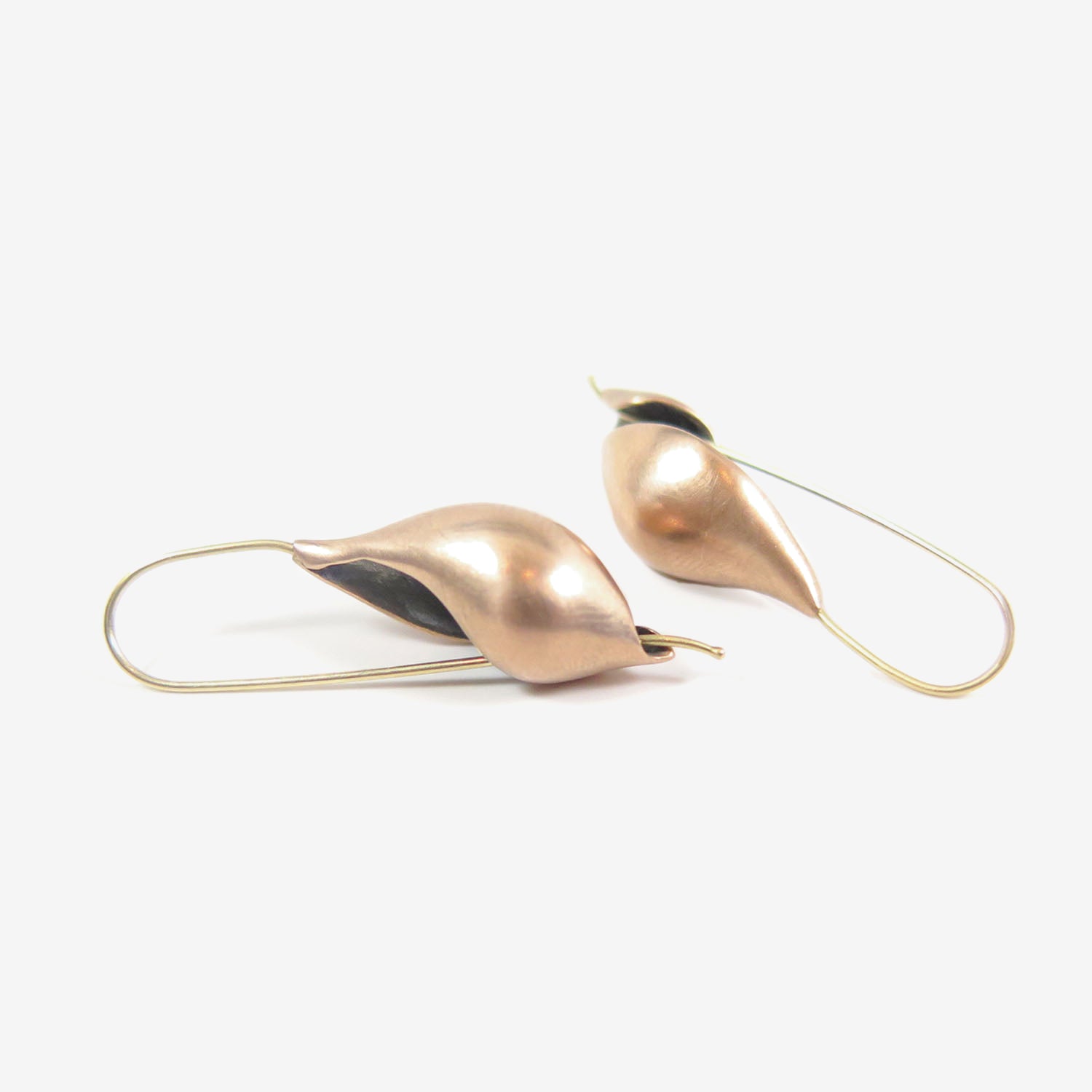 TED MUEHLING 14K PINK GOLD NEW SHELLS