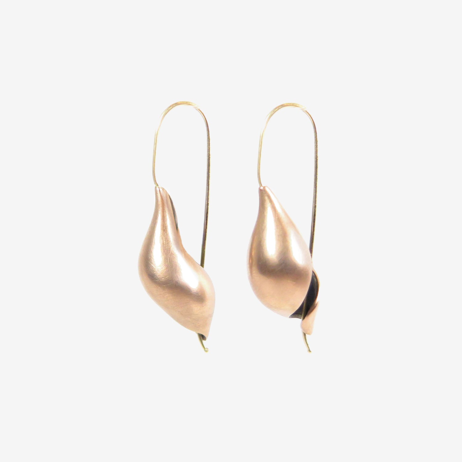 TED MUEHLING 14K PINK GOLD NEW SHELLS