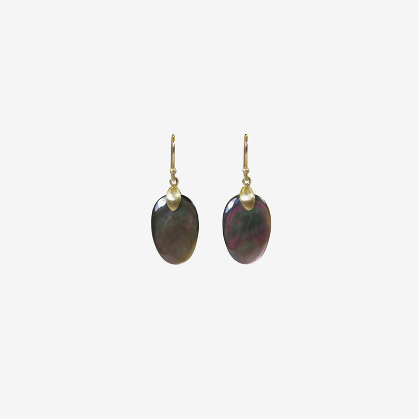 TED MUEHLING 10K & SMALL BLACK MOTHER-OF-PEARL CHIPS