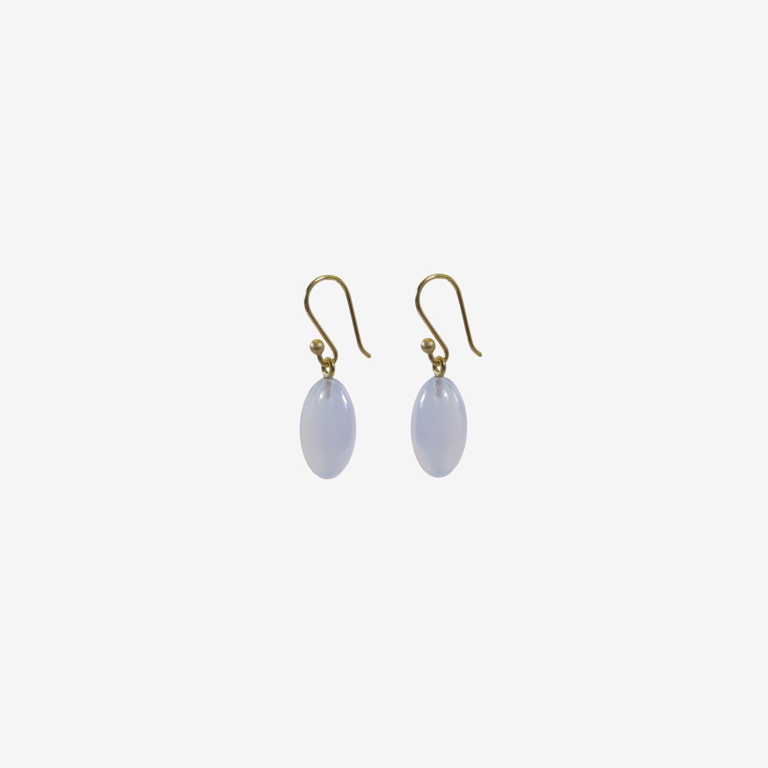 TED MUEHLING 14K & BLUE CHALCEDONY BERRIES