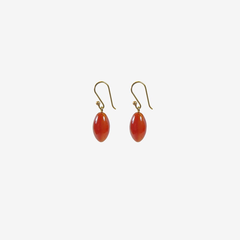 TED MUEHLING 14K & CARNELIAN BERRIES