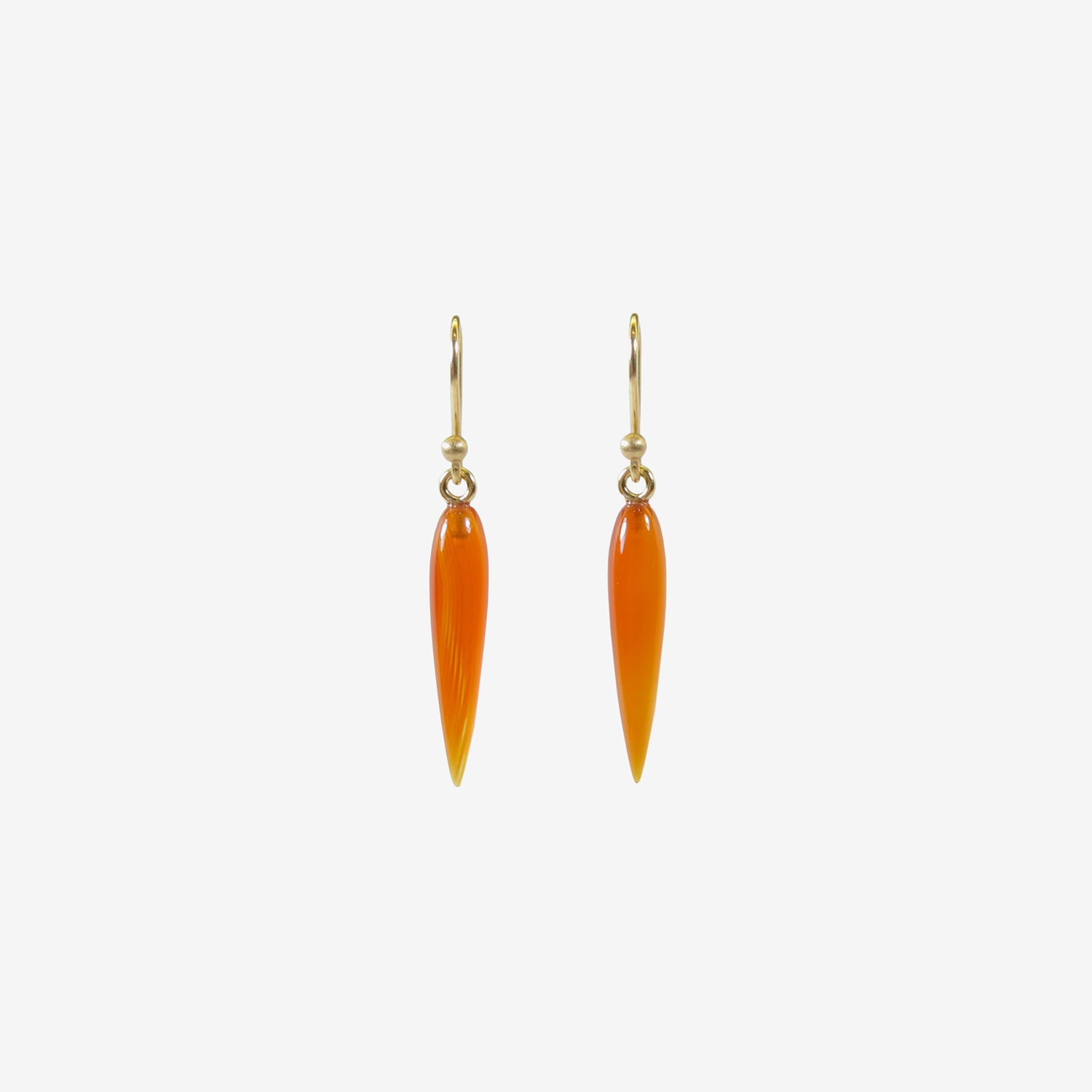 TED MUEHLING 14K & CARNELIAN RICE