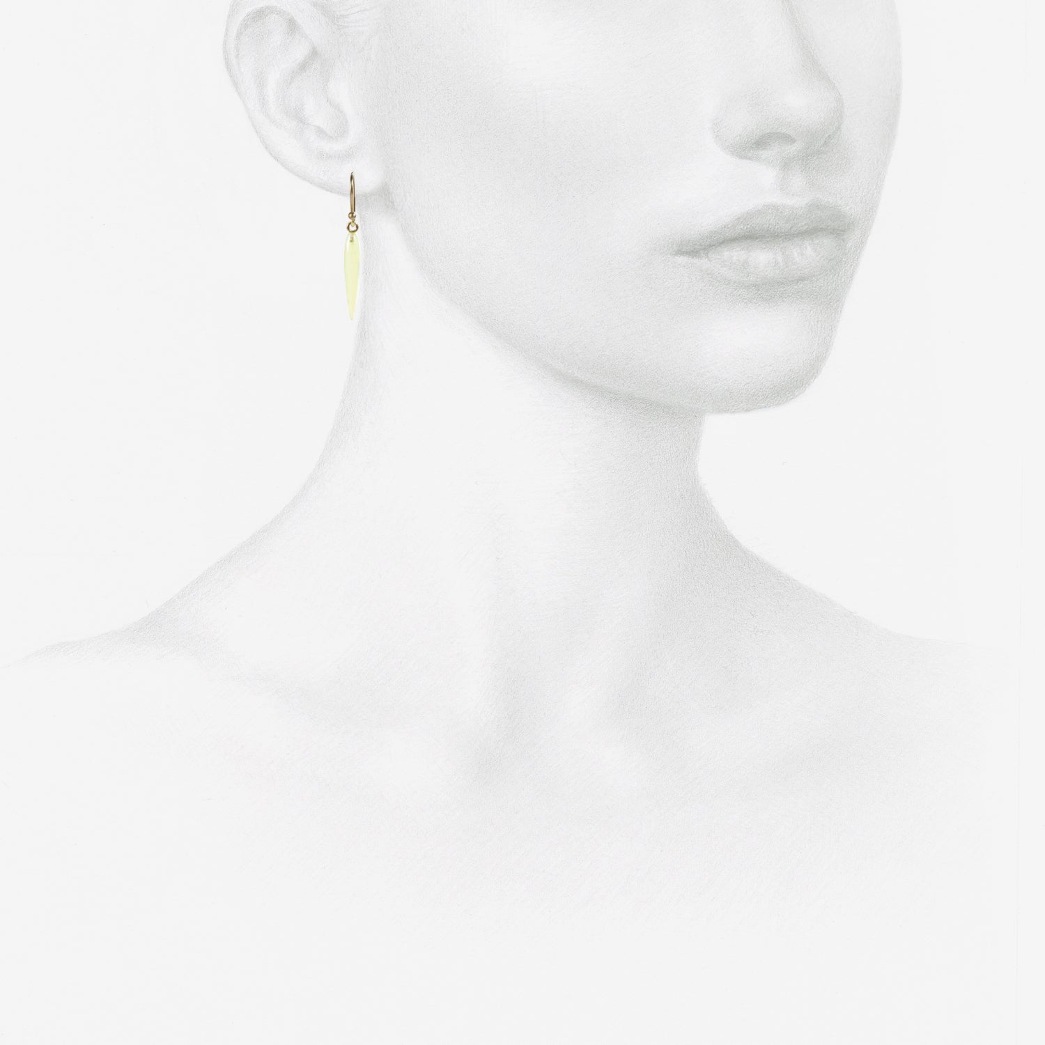 TED MUEHLING 14K & CITRINE RICE