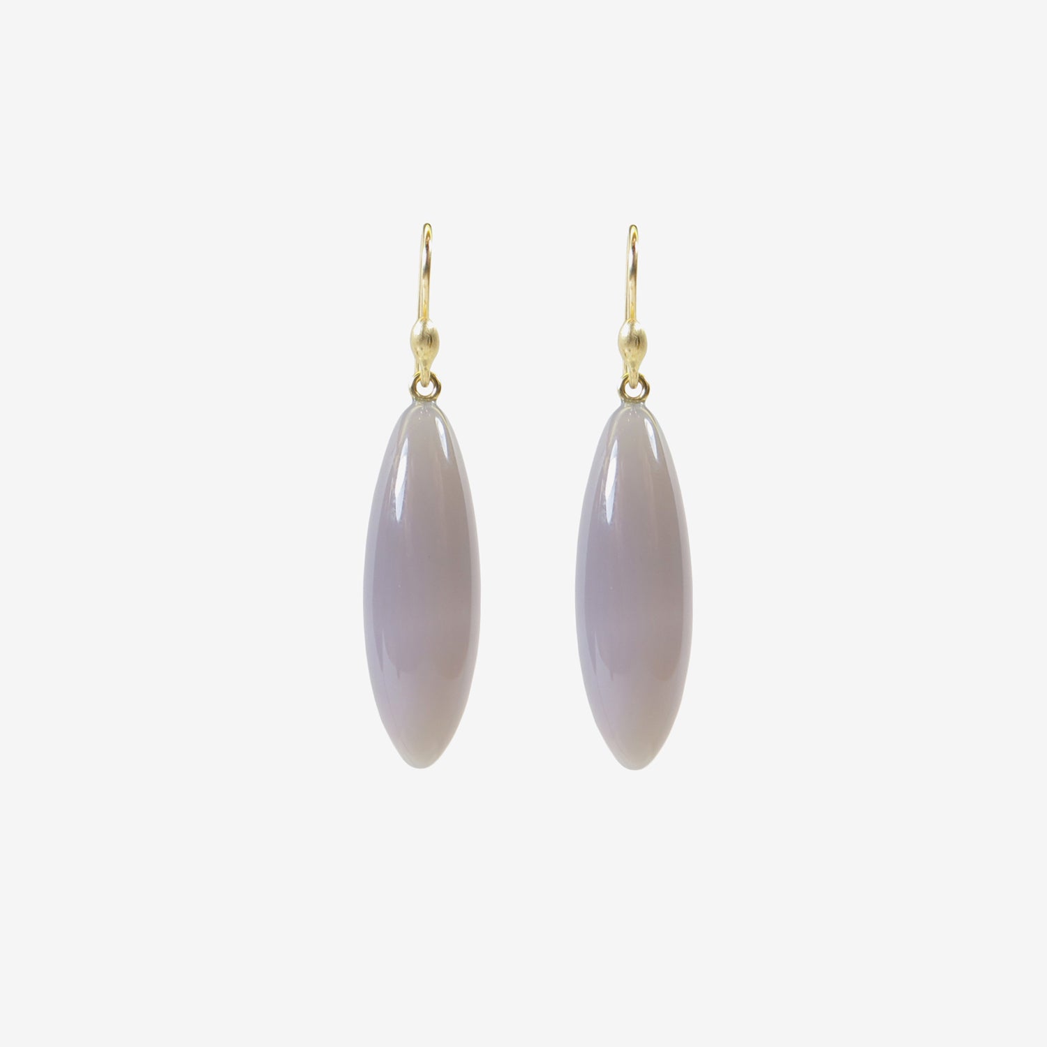 TED MUEHLING 14K & HOLLY BLUE AGATE LONG BERRIES