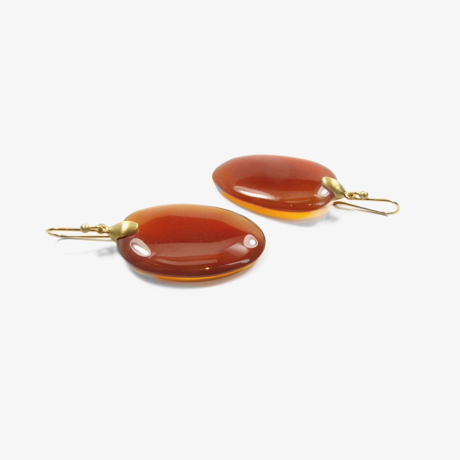 TED MUEHLING 10K & CARNELIAN LARGE CHIPS