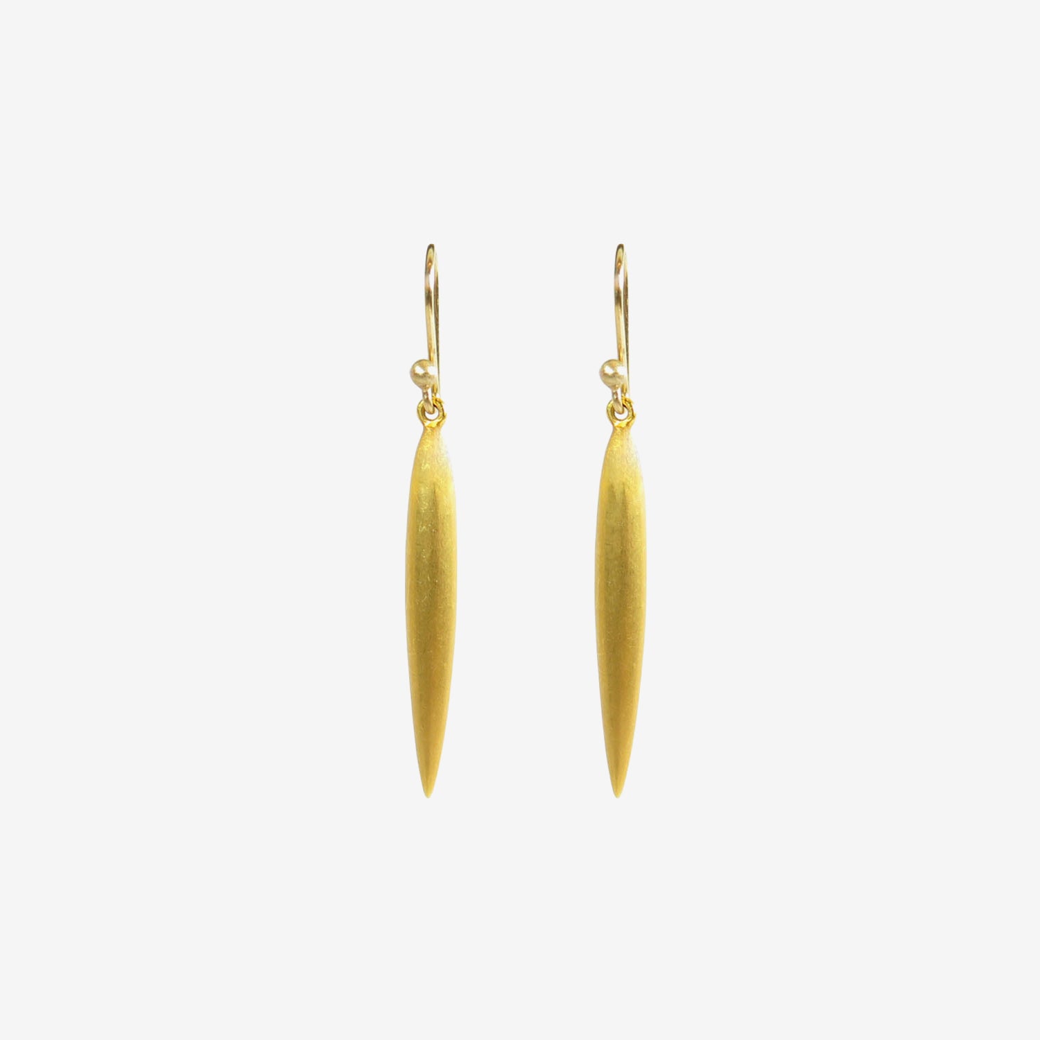 TED MUEHLING 24K GOLD PLATED LARGE RICE