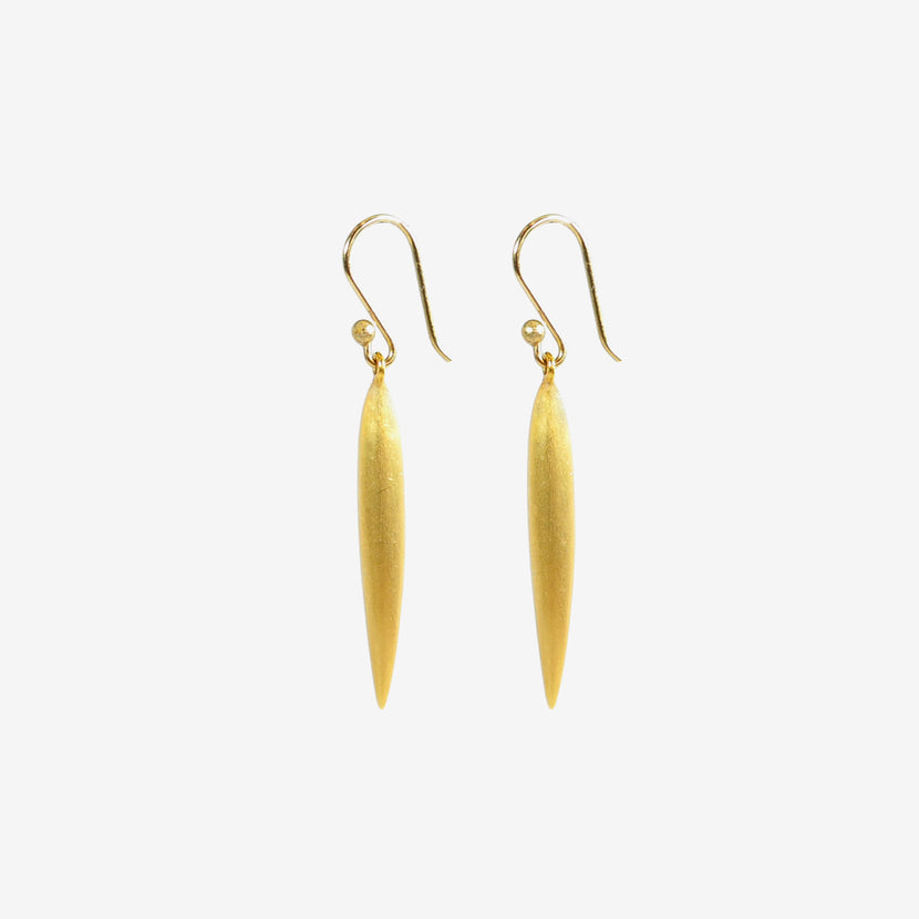 TED MUEHLING 24K GOLD PLATED LARGE RICE