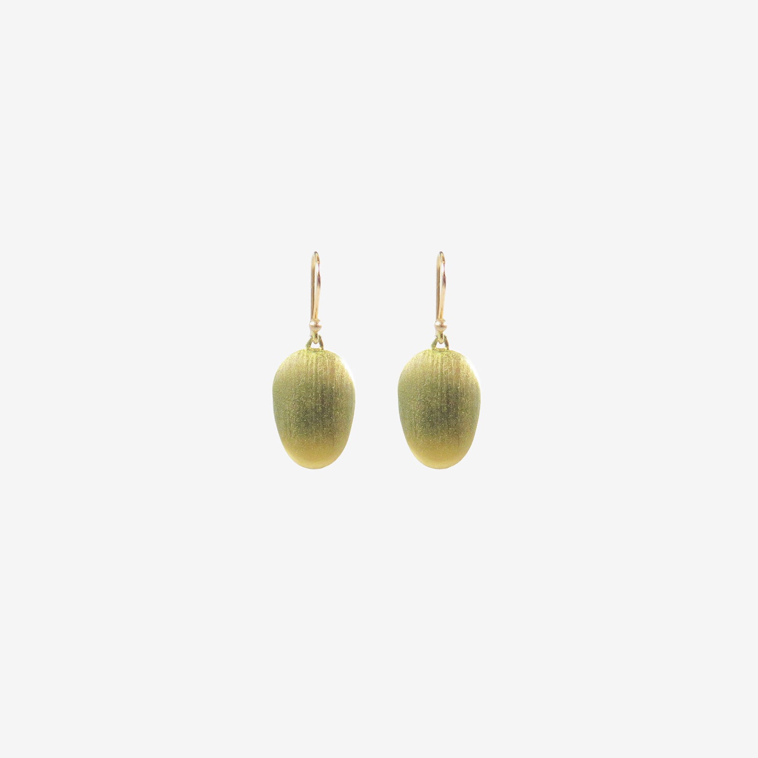 TED MUEHLING 18K GREEN GOLD PLATED SMALL CHIPS