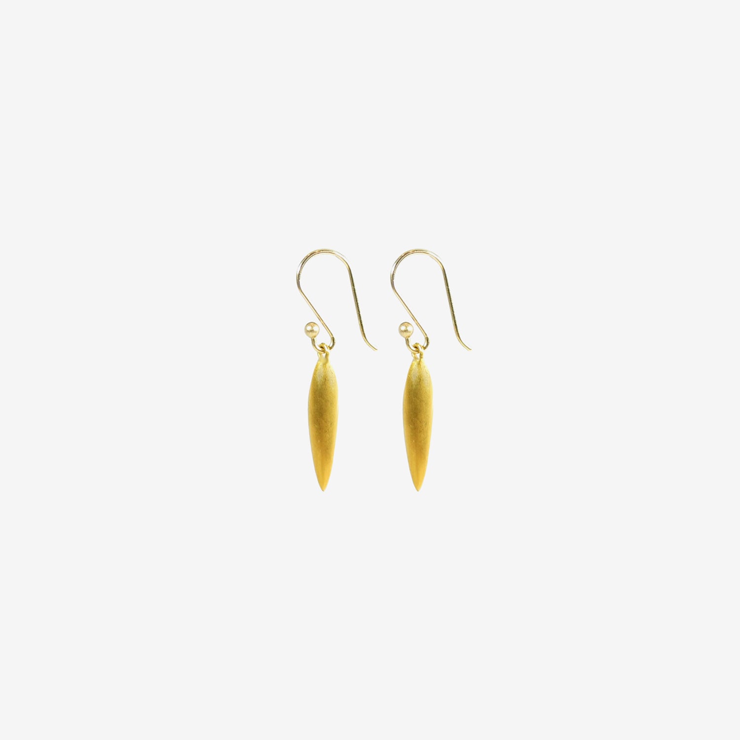 TED MUEHLING 24K YELLOW GOLD PLATED SMALL RICE