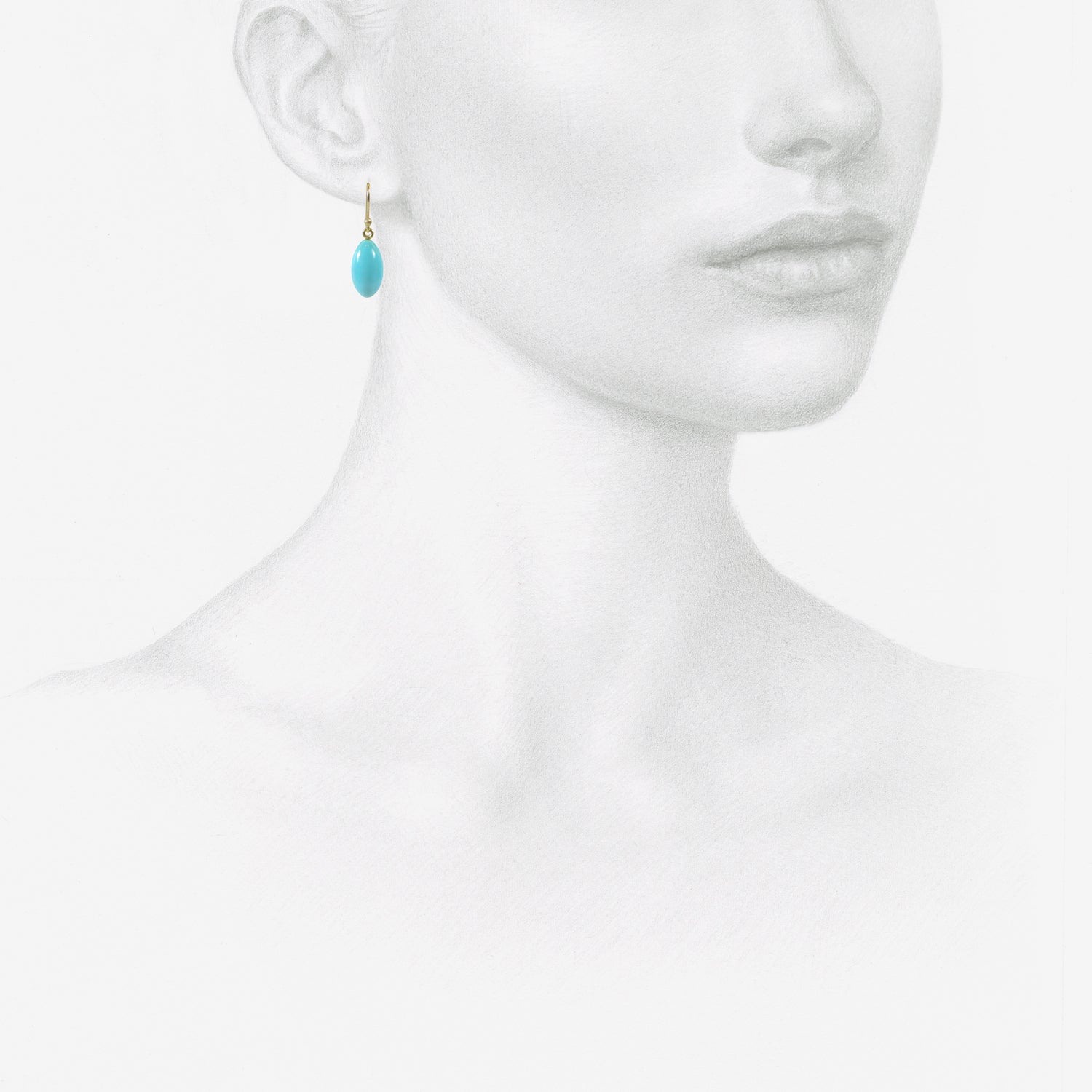 TED MUEHLING 14K & TURQUOISE BERRIES