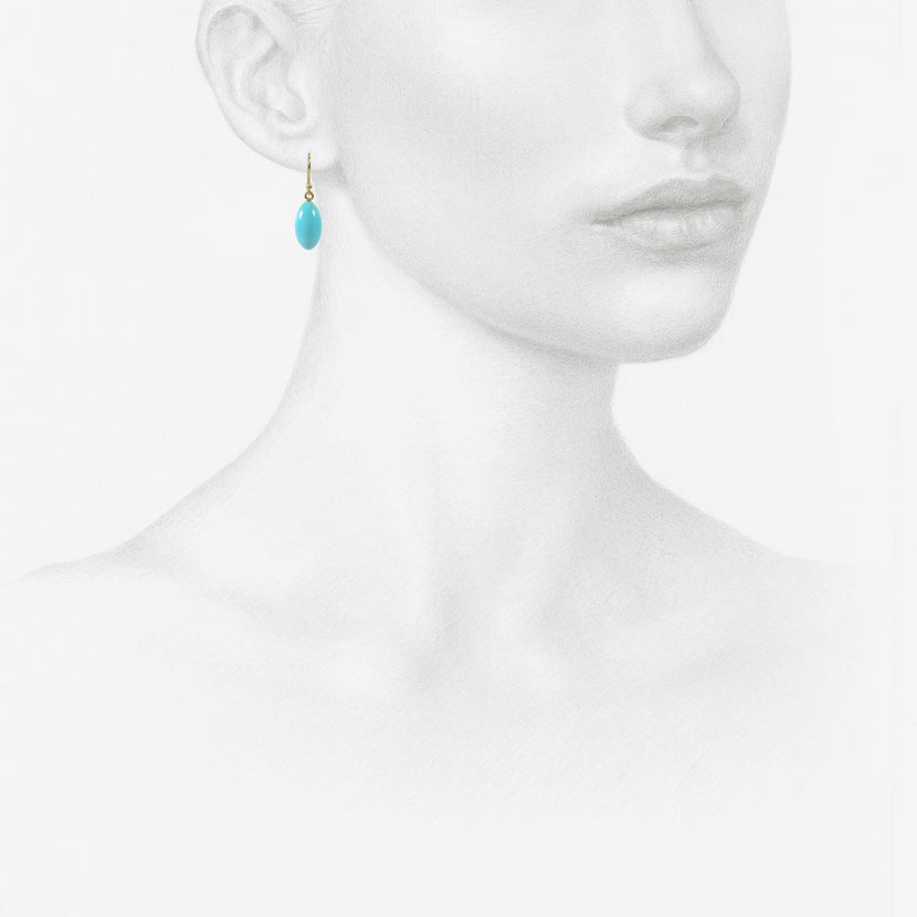 TED MUEHLING 14K & TURQUOISE BERRIES