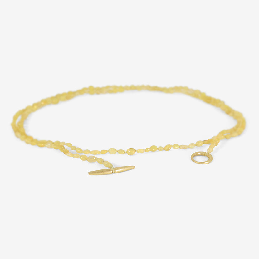 TED MUEHLING 18K & ETHIOPIAN OPAL NECKLACE