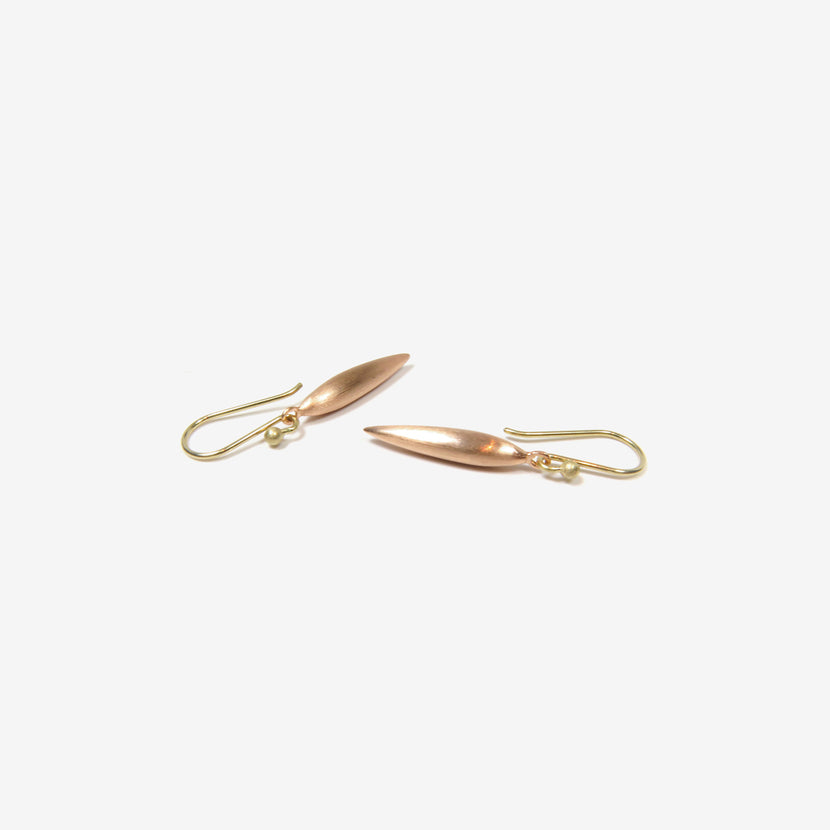 TED MUEHLING 18K PINK GOLD PLATED SMALL RICE