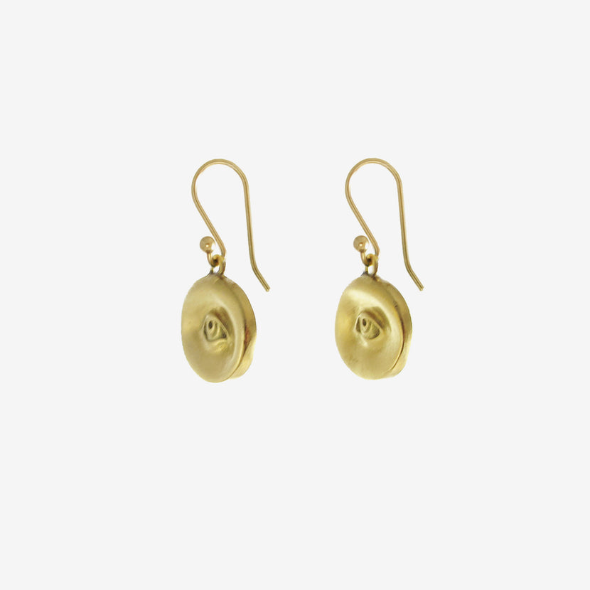 GABRIELLA KISS 18K SMALL EYE EARRINGS