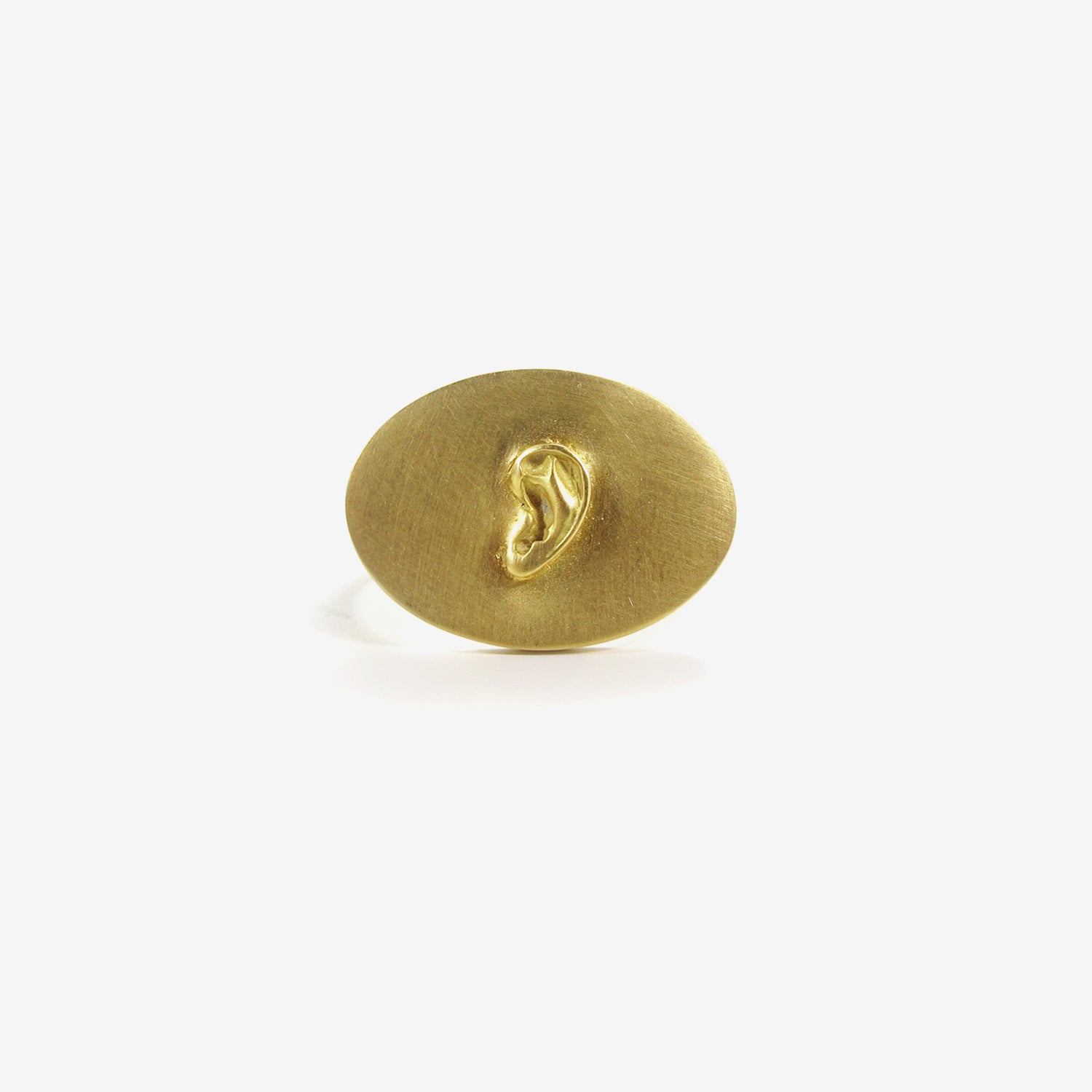 GABRIELLA KISS 18K LOVE TOKEN RING – “AUSCULTARE” – TO LISTEN