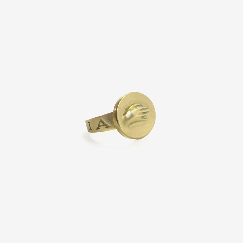GABRIELLA KISS 10K LOVE TOKEN RING – “AMICITIA” – FRIENDSHIP