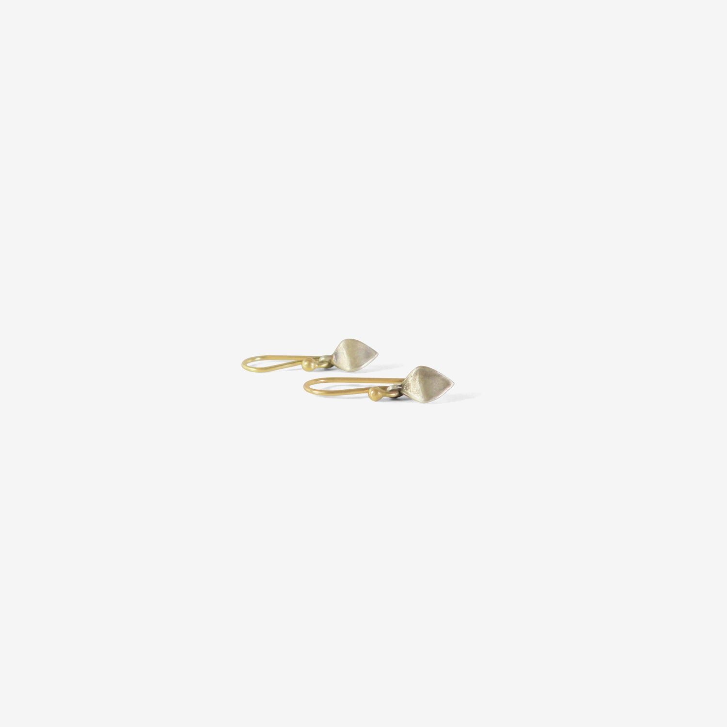 GABRIELLA KISS STERLING SILVER BUCKWHEAT GROAT EARRINGS
