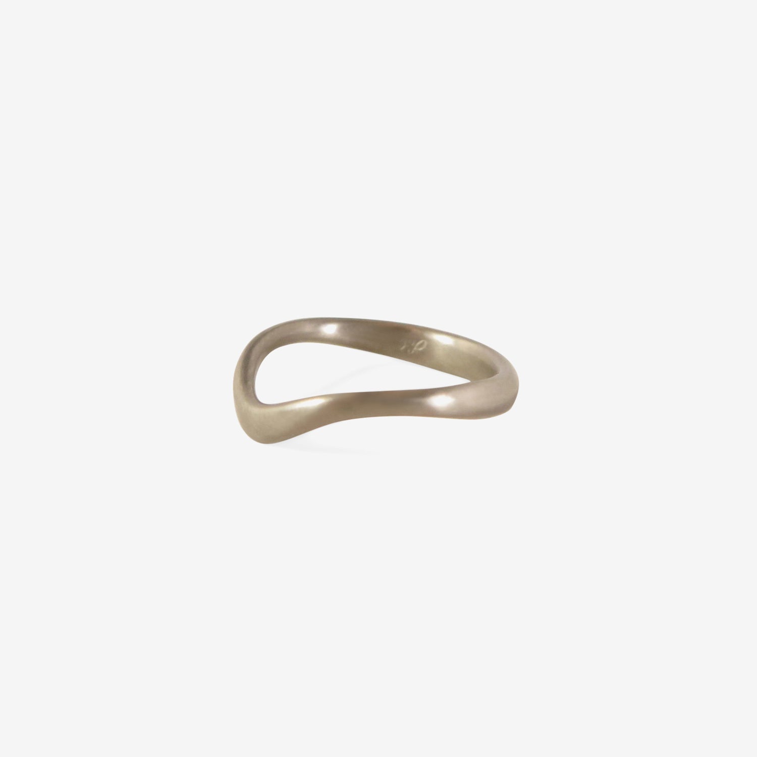 LOLA BROOKS 18K PALLADIUM SHADOW BAND