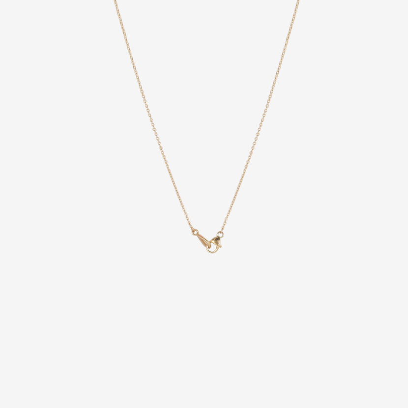 NICOLE LANDAW 14K & SEVEN GRADUATING DIAMONDS NECKLACE, .6CT
