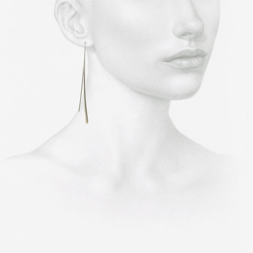 TED MUEHLING STERLING SILVER LONG DROPS