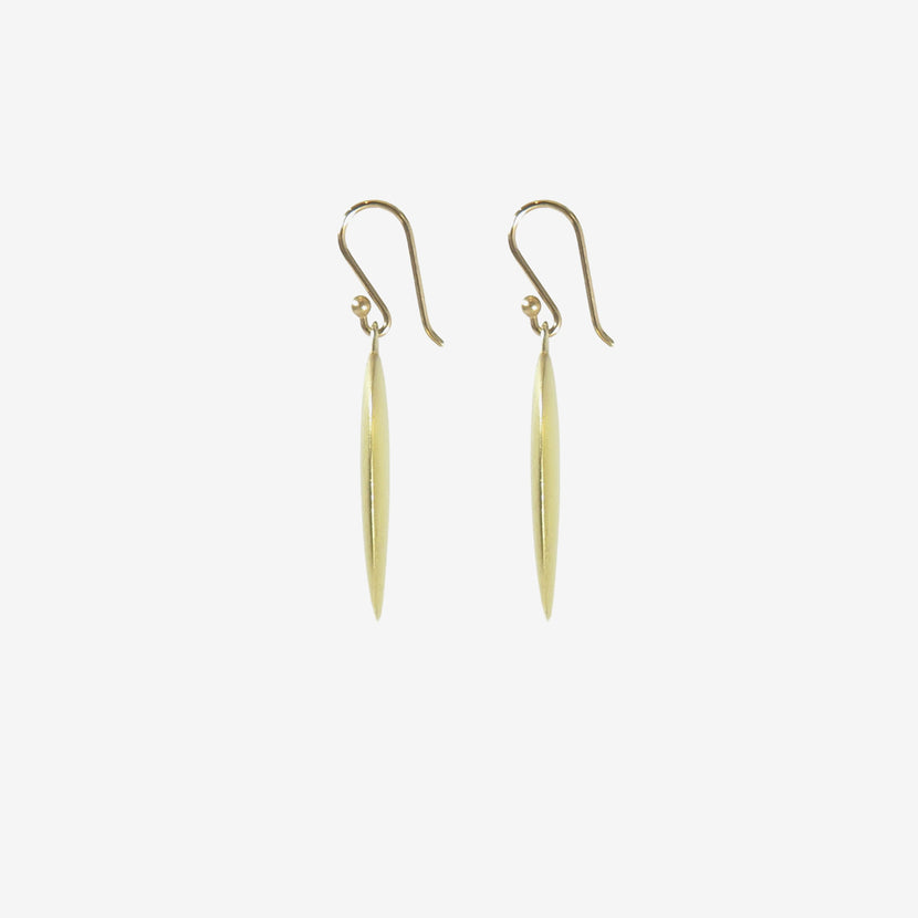 TED MUEHLING 18K GREEN GOLD PLATED LARGE CHIPS
