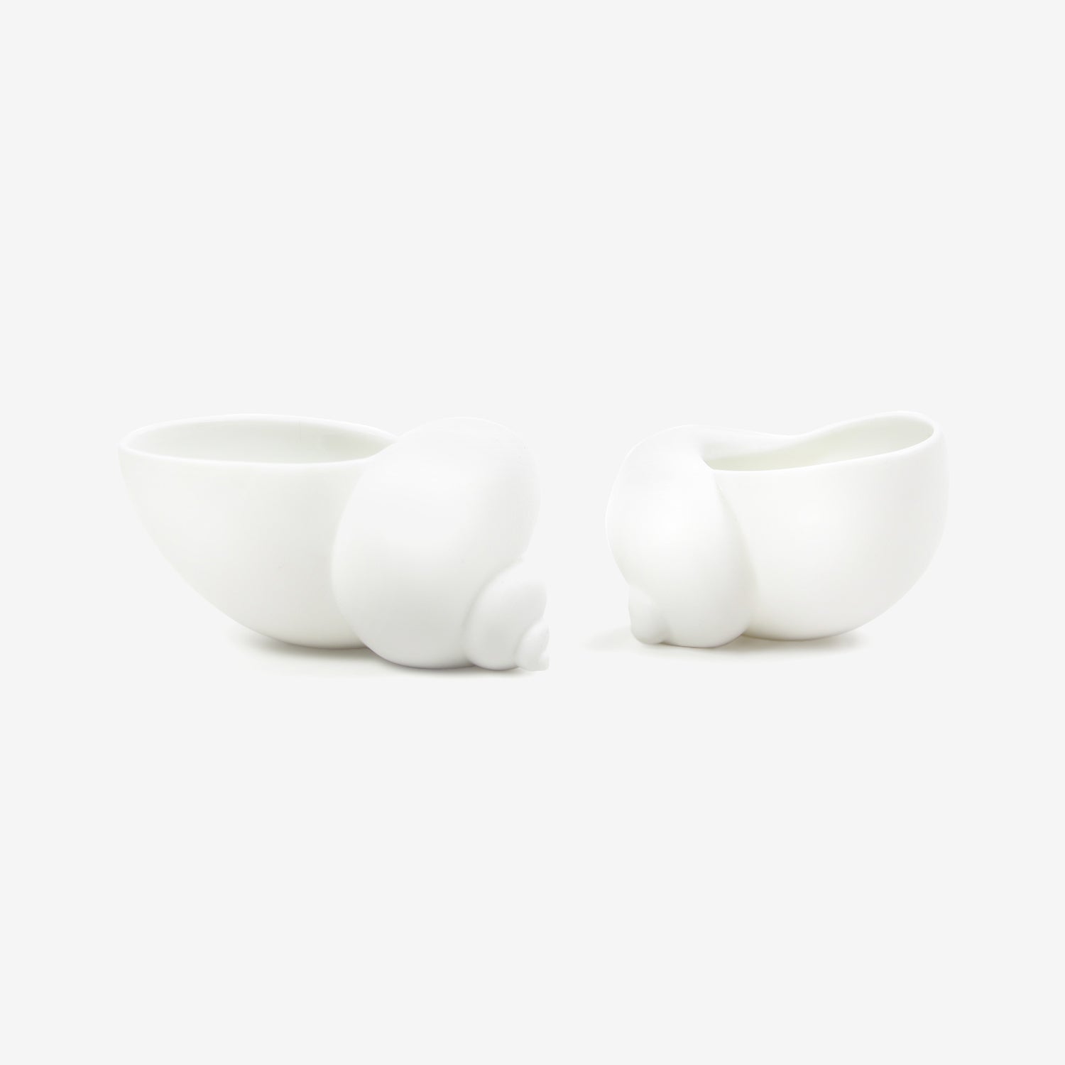 TED MUEHLING SNAIL SALT & PEPPER CELLARS