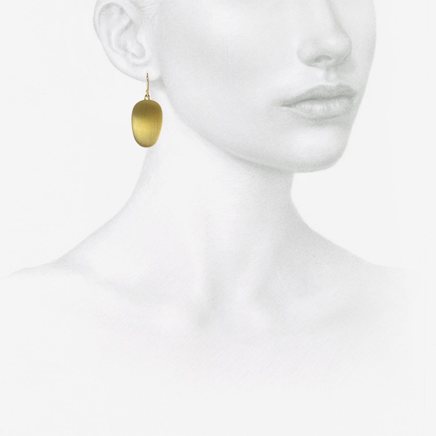 TED MUEHLING 24K YELLOW GOLD PLATED LARGE CHIPS
