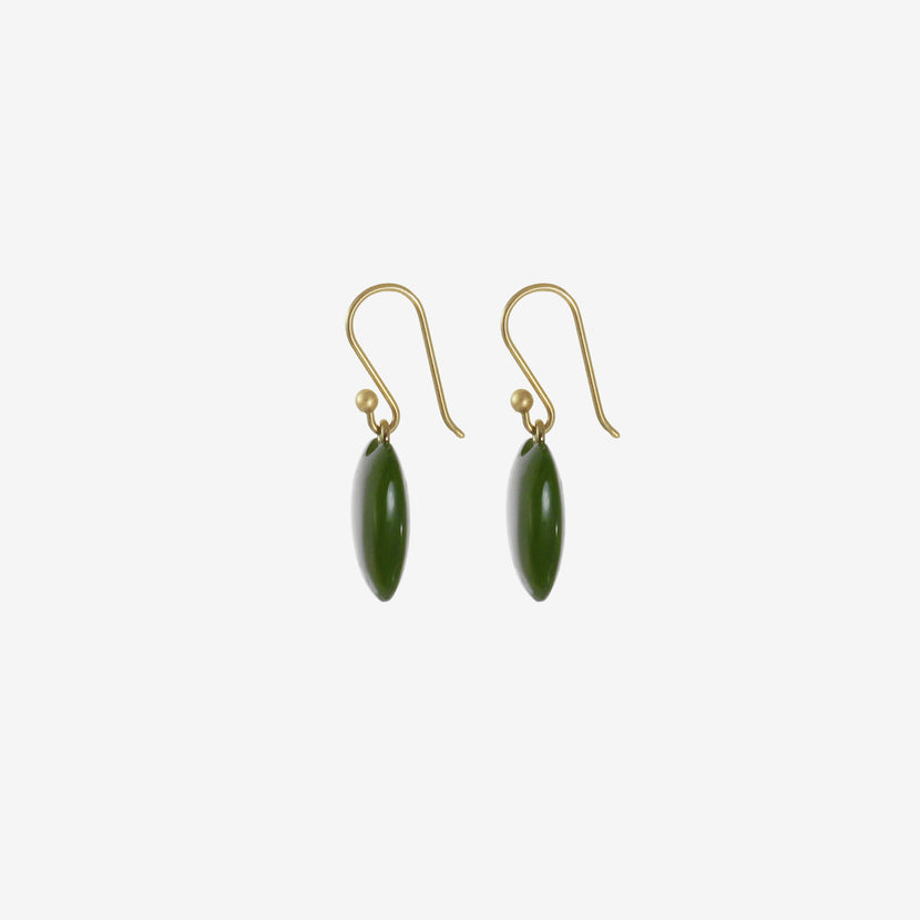 TED MUEHLING 14K & JADE LILY PADS