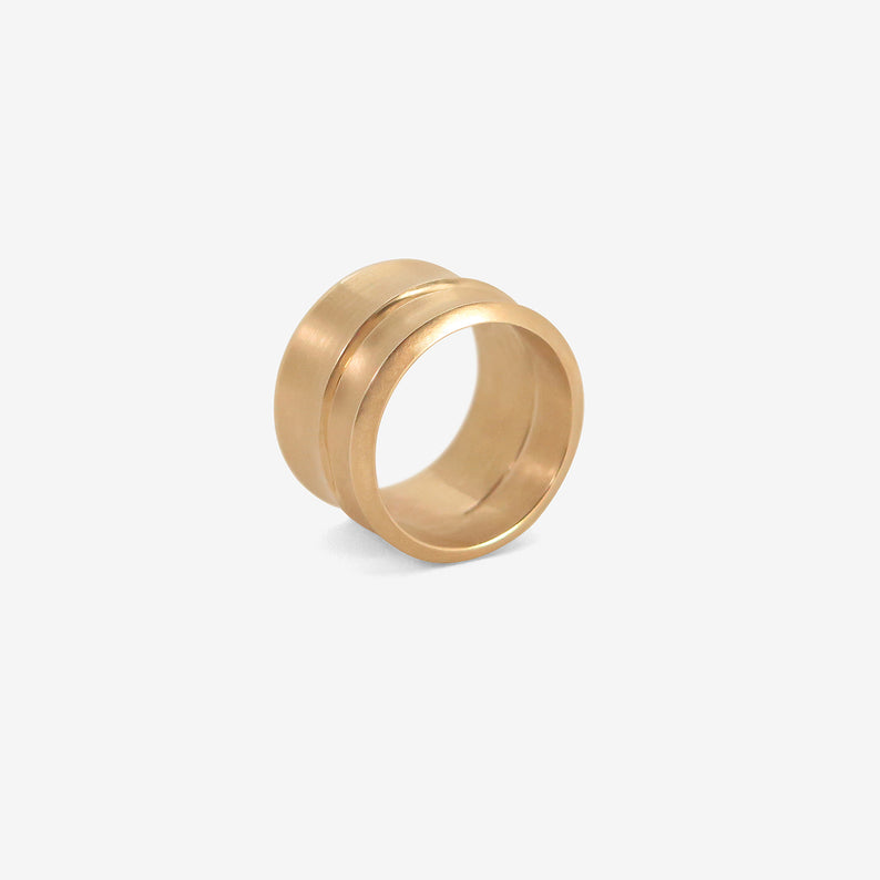 NICOLE LANDAW 14K ROTHKO RING