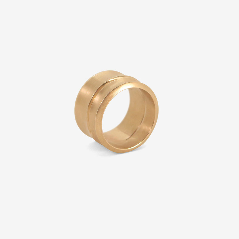 NICOLE LANDAW 14K ROTHKO RING