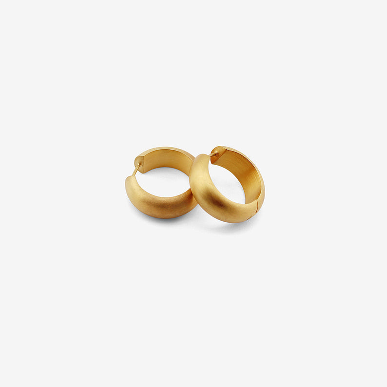 DARIUS 18K 16MM OVERSIZED SIGNATURE HOOPS