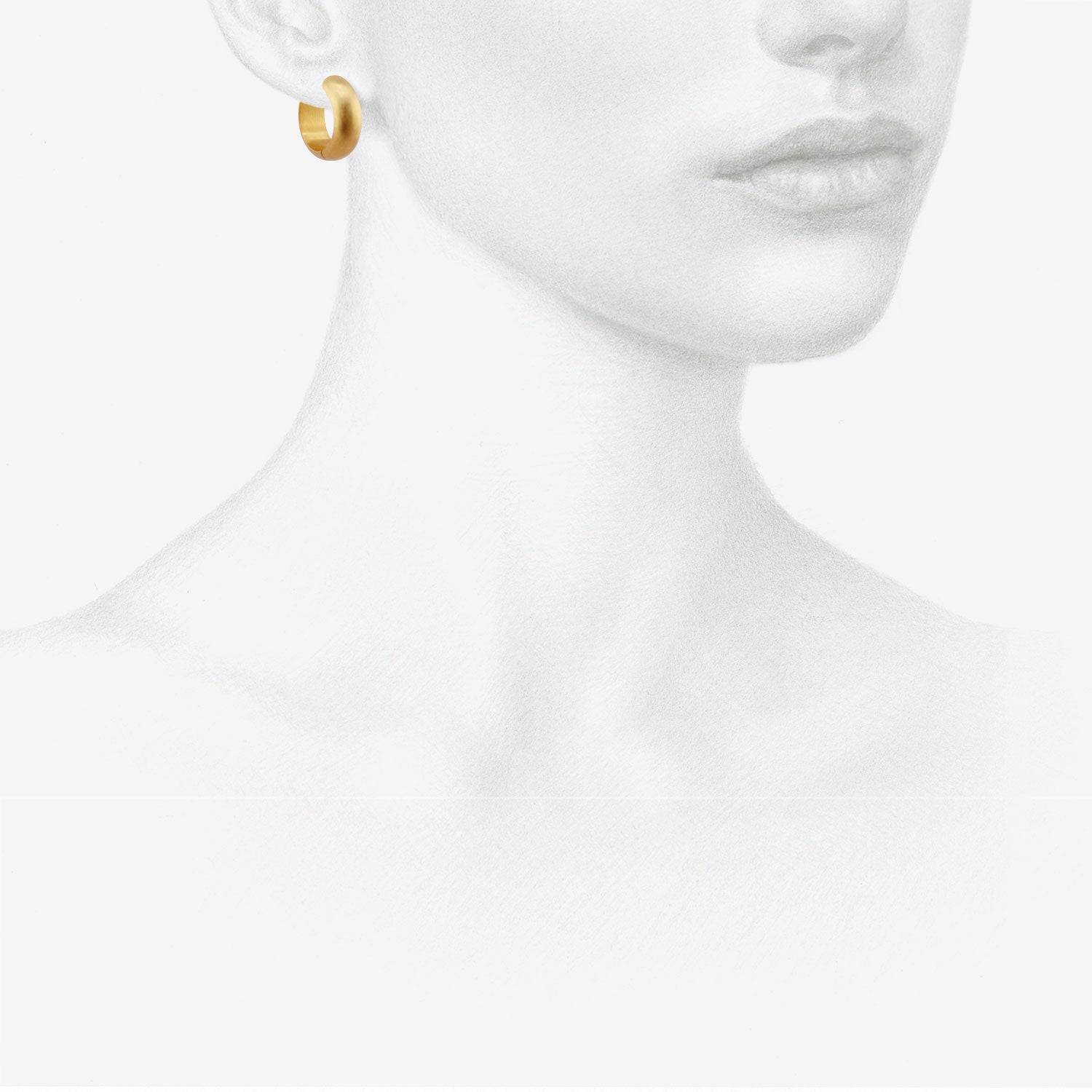 DARIUS 18K 16MM OVERSIZED SIGNATURE HOOPS