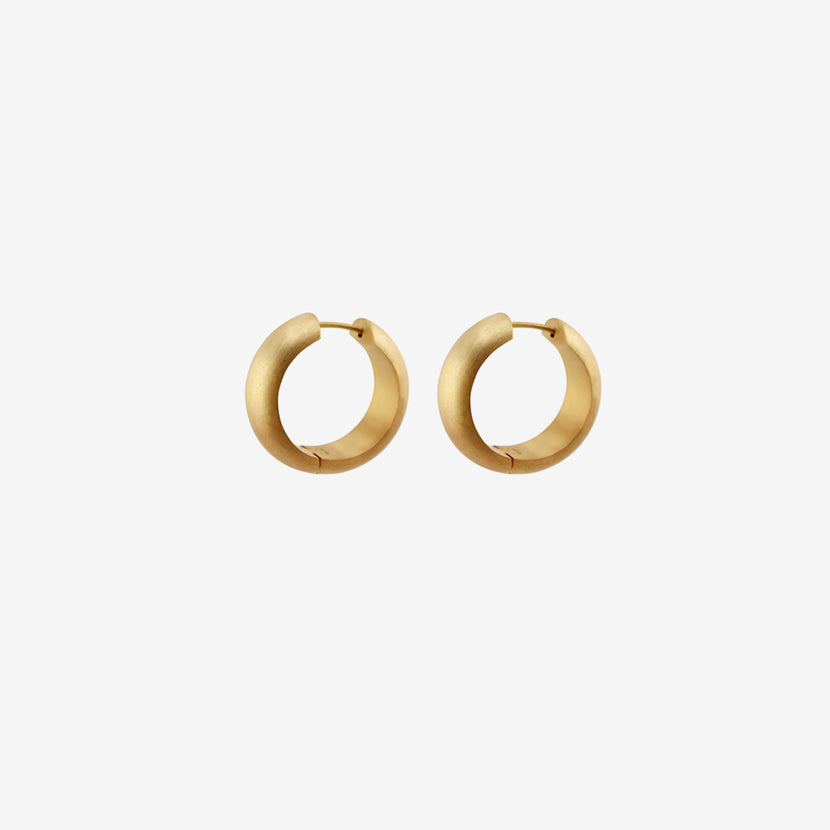 DARIUS 18K 16MM OVERSIZED SIGNATURE HOOPS