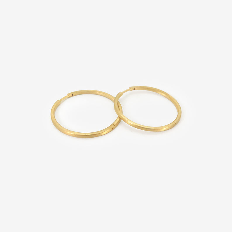 DARIUS 18K 24MM FAIRY HOOPS