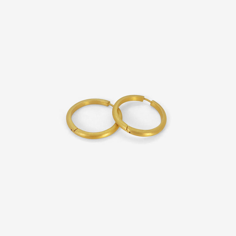 DARIUS 18K 24MM SIGNATURE HOOPS