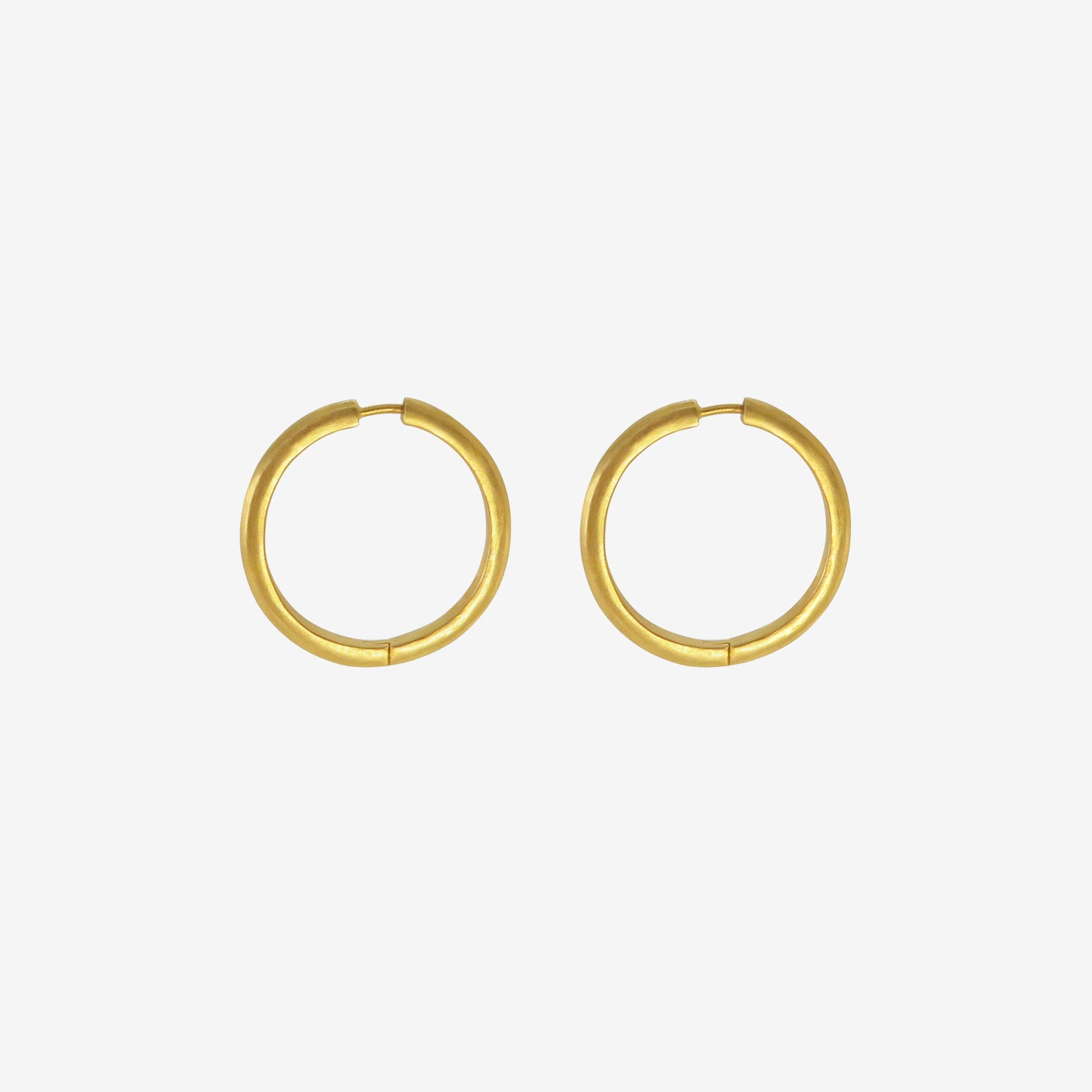 DARIUS 18K 24MM SIGNATURE HOOPS