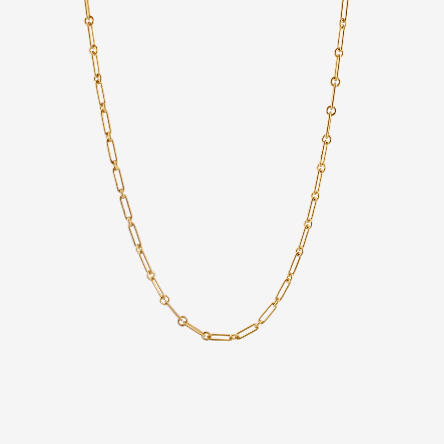 DENISE BETESH 22K LONG LINKS CHAIN NECKLACE