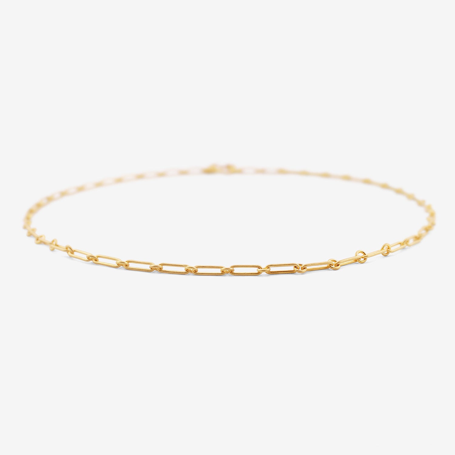 DENISE BETESH 22K LONG LINKS CHAIN NECKLACE