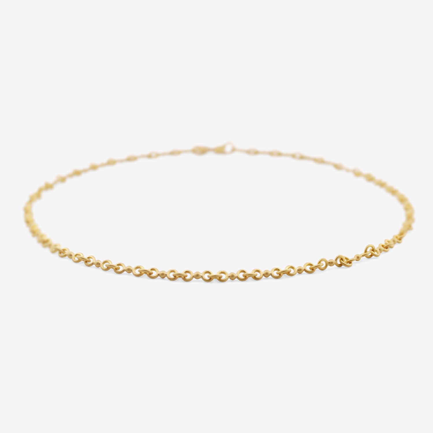 DENISE BETESH 22K SINGLE BALL CHAIN NECKLACE