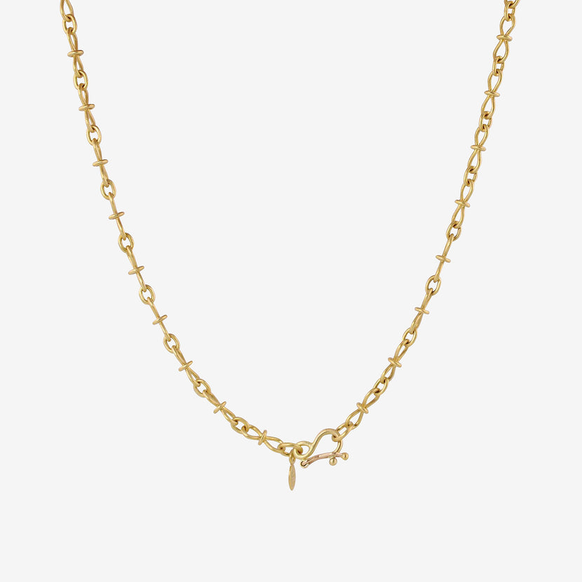 DENISE BETESH 22K INFINITY CHAIN NECKLACE